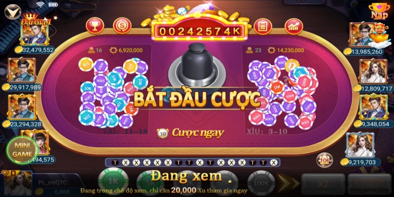 Luật chơi cơ bản của game cá cược tài xỉu tại Bj88